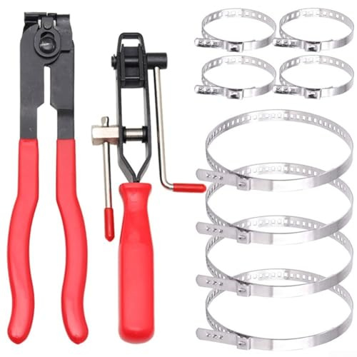 Bebykilemi Set di pinze resistenti con 8 morsetti regolabili per riparazione di stivali e tubi flessibili per ATV
