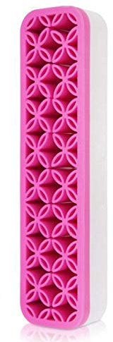 Support en silicone pour pinceaux de maquillage, accessoires de beauté, présentoir, rangement pour cosmétiques, couture, matelassage (rose)