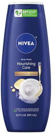 NIVEA Nourishing Care Body Wash - With Nourishing Serum