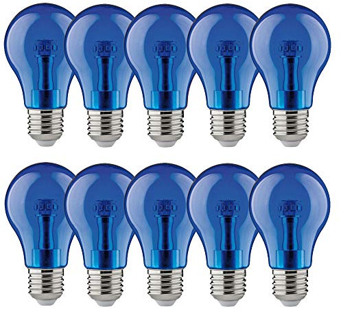 10 x Paulmann LED Leuchtmittel Birnenform 1W E27 klar Blau