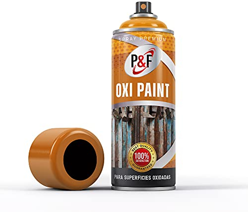 ESMALTE DIRECTO SOBRE ÓXIDO EN SPRAY - Pintura antioxidante - Esmalte antioxidante para metales sin necesidad de imprimación - pintura para metales 3 en 1 ANTIOXIDO, IMPRIMACION Y COLOR- AEROSOLES P&F