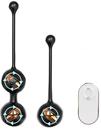 9 Modalità di Màssaggio Silicone Kēgēl Bàll 2 in 1 Palline con Telecomando Per il Pelvico Palline per Donna, Ricaricabile,Impermeabile,Liscio,Controllo della Vescica ed Esercizi del Pavimento Pelvico