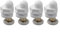 Entgoinggo 4 rodillos para puerta de ducha, 19, 23, 25, 27 o 29 mm de diámetro opcional, rodillos de puerta de ducha de larga duración para recintos de cabina de vapor (27 mm)