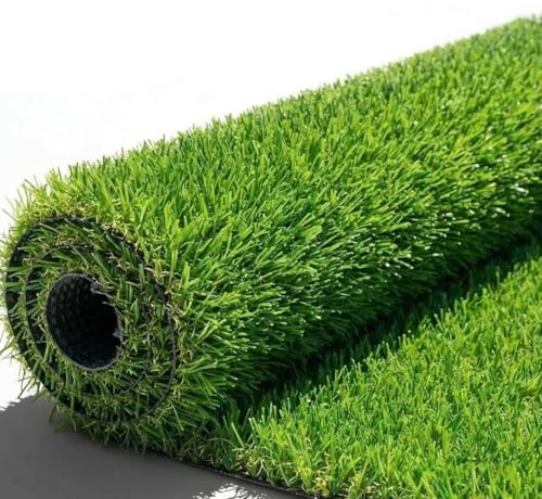 Prato Sintetico 40MM 10 m², Erba Artificiale Verde 40 millimetri Calpestabile per Terrazze, Balconi, Giardini, Aree Gioco e Bordi Piscina (1x10 metri)
