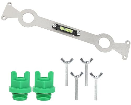 Niveleur de pommeaux de douche, outil de positionnement et de nivellement de tuyau d'eau portable avec niveau à bulle de haute précision, adapté pour un placement précis des tuyaux d'eau chaude et