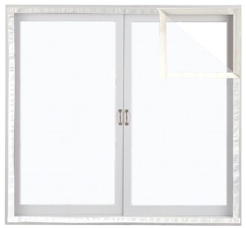 Mosquiteras de Ventanas Antimoscas 100x165cm Blanco Pantalla Mosquitera Universal Mosquitera Camper Puerta Lateral Mosquitera mosquitera ventana