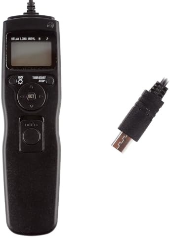 Timer Remote Control Switch Intervalometer Shutter Release Cable Cord Compatible with Sony A6600 A6500 A6400 A6300 A6100 A7IV A7III A7II A7 A7R V IV A7R III II A7SIII A7SII A7S A1 A9 II III - TCVPR1