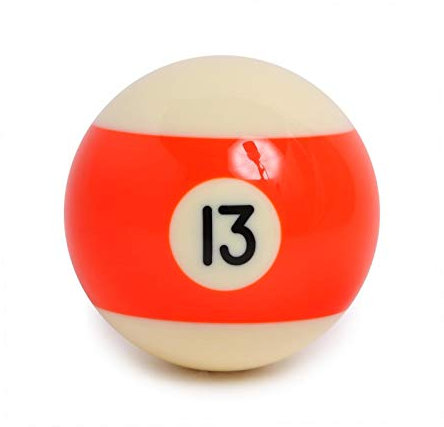 Aramith Premier Billardqueue, kugel 5,4 cm â€“ wählen Sie Ihre Kugelnummer (#13)