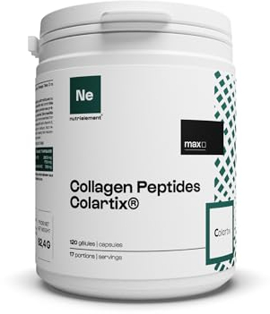 Nutrielement - Collagène Colartix (Type 2) 120 gélules - Collagene hydrolysé - 10 fois plus puissant que Collagène Type 1 - Os et Articulations | By Nutrimuscle