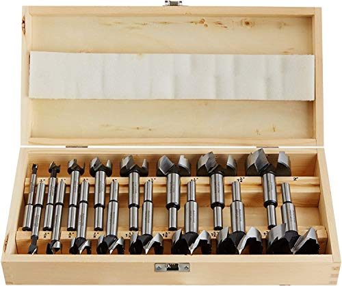 Nisorpa Forstner Drill Bit Set,16 PCS Forstner Drill Bits,6-54mm Woodworking Hole Saw Wood Cutter,Carbide Steel Wood Drilling Cutting Tool for Woodworking, Furniture, Door Hinge Hole