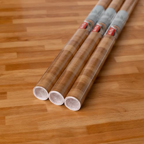 67.5cm x 2m d-c-fix BUTCHERS BLOCK sticky back plastic vinyl wrap film
