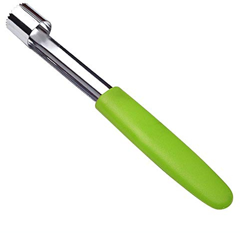 Extracteur de pomme en acier inoxydable pour vider les pommes - Outil de creuser les tiges de fruits - Pour récupérer la confiture nucléaire - Vert - Utile et pratique - Facile à utiliser