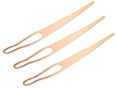 3 Pièces Sisterlocks Tools Aiguille à Crochet Locks Crochet Braids pour Dreadlocks Aiguille (Or Rose)