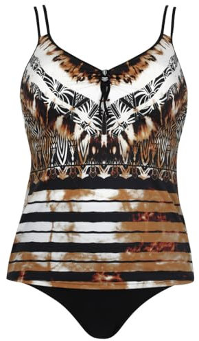 Sunflair Tankini Zweiteiler mit aushakbaren und verstellbaren Trägern eingearbeitete Softschalen großer Cup Tailienslip