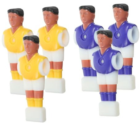 Yardwe Rückspiegel Am Handgelenk 6St Rentierfiguren aus Acryl Mini-Fußballspiel Glatte Oberfläche Kinderfußball Kinder fußball Tischfußballspieler Fußball Marionette Fußballtisch Zubehör