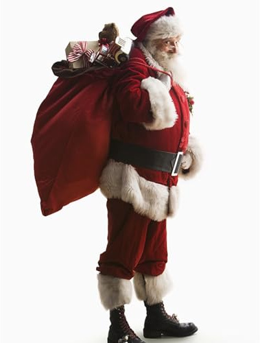 Costume De Père Noël Pour Homme Adulte - 7 Pièces, Tenue Professionnelle Grande Taille, Luxe - Fête De Noël - A, XL140-160CM