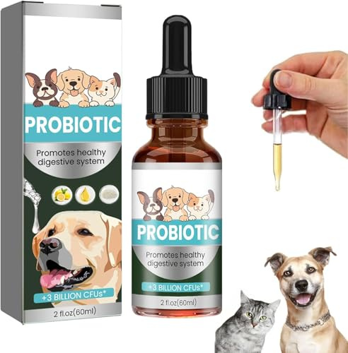 Natürliche Antibiotika für Katze,60ml Verstopfung Reltf Für Katzen,Katzen-Antibiotika-Cat,Probiotika Katze Hund,Natürliches Abführmittel,Förderung der Verdauung