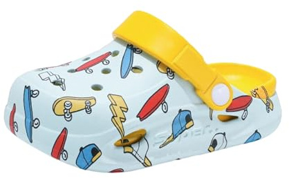 Sandali Bambina 35, Sandali da Bambino per Bambini Comodi Traspiranti Casual da Indossare all'aperto per Tutti i Giorni per la Scuola per Giocare Estate Primavera Autunno. (Yellow 28 Little Child)