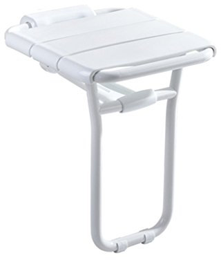 Tabourets Pliables de Douche de Mur Tabouret de siège de Mur d'ABS Tabouret Pliant pour des Personnes âgées/handicapées Tabouret de siège antidérapant avec des Jambes Tabouret dans Max. 120 kg