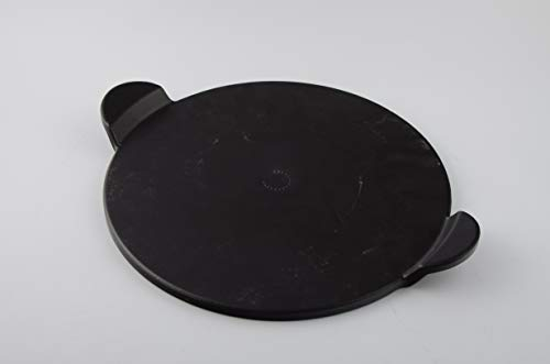 Ynni Kamado TQAPPBL Pierre à pizza épaisse à haute température avec poignées, déflecteur de chaleur, barbecue 30 cm