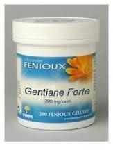 FENIOUX GENCIANA FORTE 290mg. 200cap. – à prendre régulièrement selon la dose conseillée, complément alimentaire sous forme de gélules, boîte de 200 gélules et facilite la prise en charge de votre bie