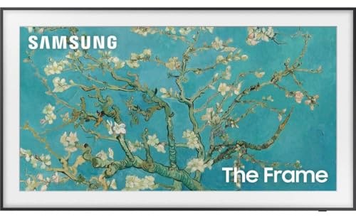 SAMSUNG 32-Inch Class QLED 4K LS03B Series The Frame Quantum HDR Smart TV with Alexa Built-in (QN32LS03BBFXZA, 2022 Model) (Renewed)