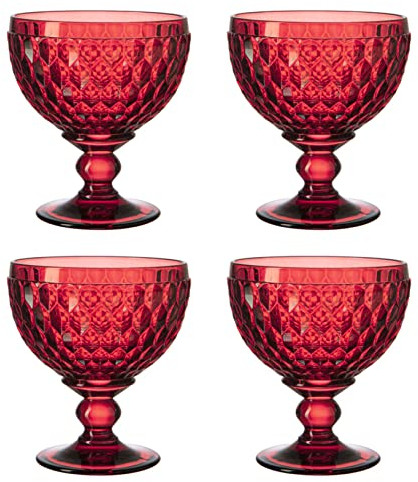 Villeroy & Boch Boston Coloured 4er Set Sektschale rot