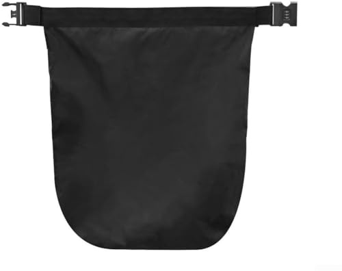 AugustknowU Borsa per casco da moto sicura e impermeabile con lucchetto antifurto per riporre le preoccupazioni (blocco a codice nero)