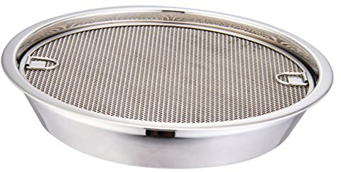 Hemobllo Rejilla De Drenaje De Acero Inoxidable Colador Bandeja Cesta Para Freír Bandeja Para Grasa Para Herramienta Para Escrutar Aceite Placa Para Escrutar Aceite