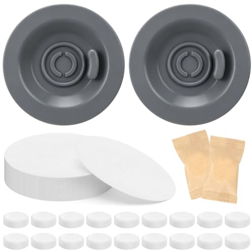 2 Espresso diskmedel för bakspolar 54 mm och 18 rengöringstabletter för användning | Individuellt förpackad, innehåller filterpapper, kompatibel med Ninja, Breville kaffemaskiner