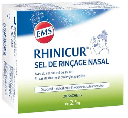 Rhinicur Sel de rinçage nasal 2,5 grammes, 20 pièces