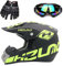 ZJRA Jugend Motorradhelme,Kinderfahrradreithelm,Junge Und Mädchen, Roller Ski ATV Helm,DOT/ECE-Zertifizierung,Geeignet Für Alle Jahreszeiten,21,M