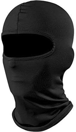 Clyhon Cagoule Balaclava,Hommes & Femmes élastique Taille Universelle,Protection UV,écharpe de Cou d'été,Cache-Cou,pour Ski Moto Vélo Cyclisme Escalade Chasse(Noir)
