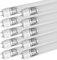 ZONE LED Lot de 10 tubes LED 60 cm, blanc froid (6500 K), 850 lumens, T8, G13-9 W (remplace 18 W) avec démarreur inclus, tube LED fluorescent tube néon
