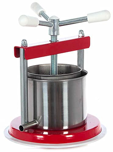 Mondo Viro Torchietto premitutto per agrumi, uva, noci e altro in acciaio inox 1,3 litri (1,3 Litri)