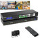 MT-VIKI HDMI Matrix Switch 8 in 8 Out unterstützt Web Control 3.5mm Stereo Audio mit IR-Fernbedienung Rack Mount 4K@30Hz EDID RS232 LAN Port