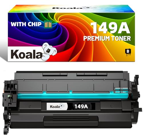 Koala (Mit CHIP 149A W1490A Kompatible Tonerkartusche als Ersatz für HP 149A Schwarz W1490A Toner für LaserJet Pro 4002 4002dn 4002dw 4002n MFP 4102 4102fdn 4102fdw Drucker (Schwarz, 1er-Pack)