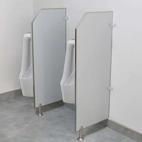 Bodenmontiert Urinal-Schallwand, Urinal Wasserdichtes Brett, öFfentliche Toilette Partition, MäNner-Urinal Sichtschutz, Wand ToilettentrennwäNde, Geeignet FüR Hotels,A,1pcs