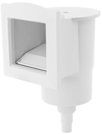 Skimmer - Set per piscine a parete in acciaio, per la pulizia dell'acqua