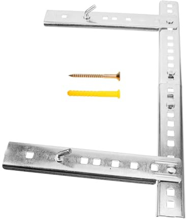 TOBBOMEY Support de Chauffe-eau Cylindrique 3mm Épaisseur Renforcée, Support Mural pour Chauffe-eau Électrique, Compatible Murs Creux, Installation Rapide, Usage Domestique