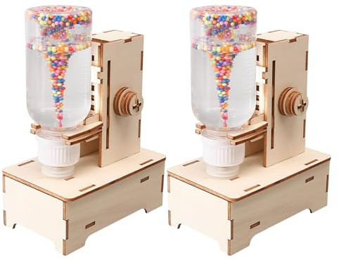 JOINPAYA 2pcs Stem Tornado Maker Kit for Interactive Scientific Experiment Montessori Physics Learning Weather Science Project Classroom Homeschool Educational Tool