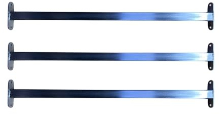 InkVision 3X Barre di Sicurezza per Finestra Regolabili Robuste Antifurto Barriera Protezione Ladri in Acciaio Zincato 710-1200 mm/Made in Italy