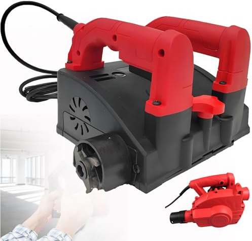 Electric Wall Planing Machine, Concrete Shovel, Shovel Wall Machine, Handheld Power Wall Scraper Planner with Vacuum cleaner Depth 0.04-0.16in for Removing Paint Putty Ordinary-knife