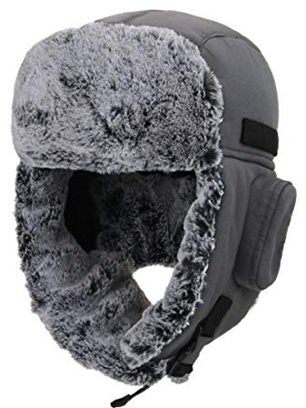ZffXH Ragazzi Orecchie Impermeabile Caldo Inverno Trapper cap Uomini Cappello Bomber Ushanka Russo Caldo Caccia Berretto da Eschimese Uomo Donna