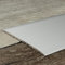 PROVISTON | Übergangsprofil | Aluminium eloxiert | Silber | Breite 80 mm | Höhe 3.5 mm | Länge 1000 mm | Selbstklebend | Übergangsschiene | Übergangsleiste | Bodenprofil | Abdeckleiste | 1 Stück