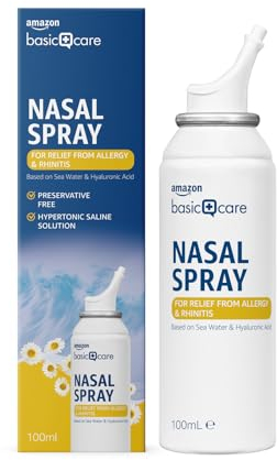 Amazon Basic Care Nasal Solution for Relief from Allergy & Rhinitis 100 ml
