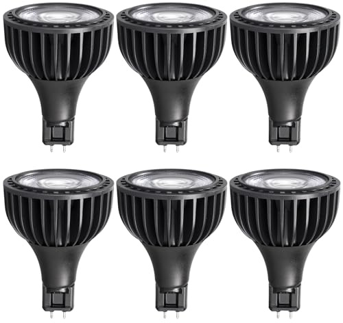 TPMAFF LED PAR30 Light Source G12 Base PAR30 Spotlight COB 30 Watt (100 Watt Equivalent) 3000 Lumen 24° Beam Angle PAR30 Bulb Long Neck Non-Dimmable (Pack of 6)