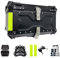 Universal Motorrad Topcase, wasserdichte Aluminium-Motorrad-Kofferraum-Topbox, Dual-Key Storage Carrier Case, Top Box, Motorradkoffer zur Aufbewahrung von Helmen (schwarz, 65L)