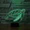 HPBN8 Ltd 3D Schildkröten Illusions LED Lampen Tolle 7 Farbwechsel Acryl Berühren Tabelle Schreibtisch-Nacht licht mit USB-Kabel für Kinder Schlafzimmer Geburtstagsgeschenke Geschenk.