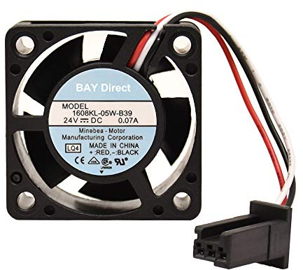 BAY Direct 1608KL-05W-B39 24V 0.07A 3-Wire Cooling Fan